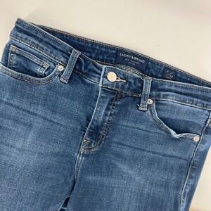 Lucky Brand Mid Rise Skinny Ankle Jeans Dark Wash Women's Size 6/28‎
